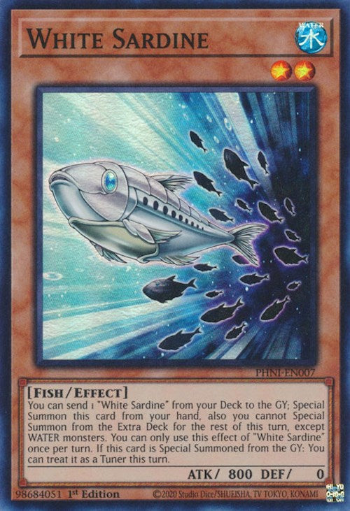 White Sardine [PHNI-EN007] Super Rare 