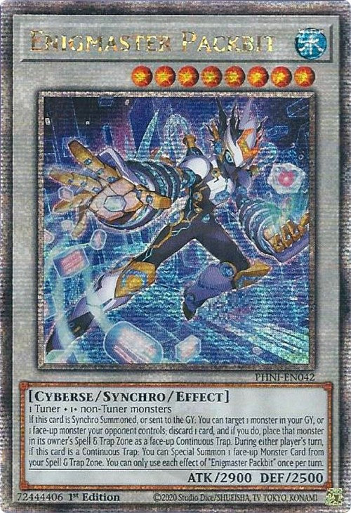 Enigmamaster Packbit [PHNI-EN042] Quarter Century Secret Rare 