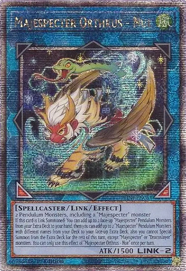 Majespecter Orthrus - Nue [PHNI-EN051] Quarter Century Secret Rare 