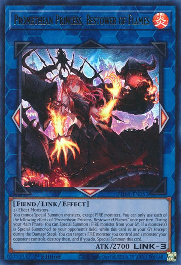 Promethean Princess, Bestower of Flames [PHNI-EN052] Ultra Rare 