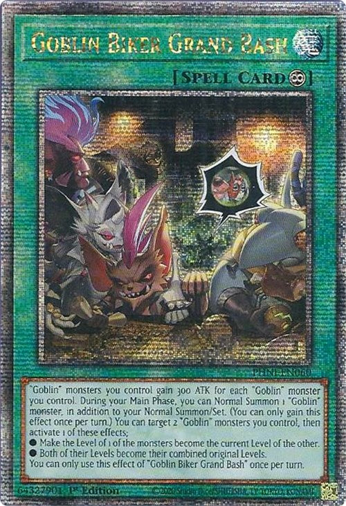 Goblin Biker Grand Bash [PHNI-EN060] Quarter Century Secret Rare 