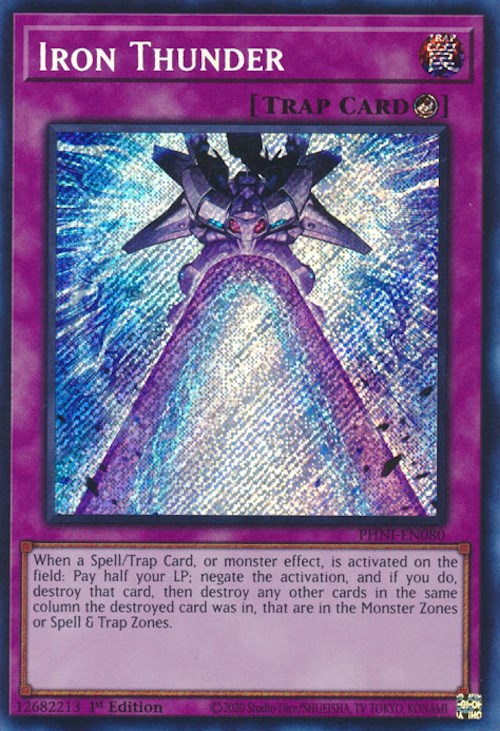 Iron Thunder [PHNI-EN080] Secret Rare 