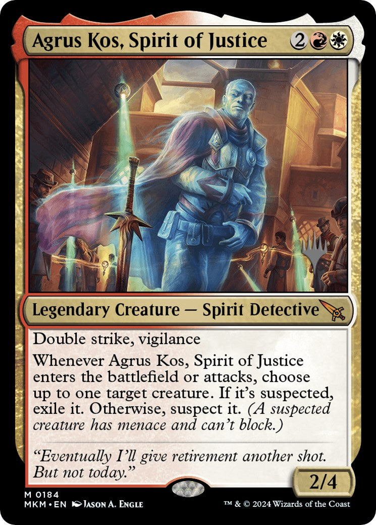 Agrus Kos, Spirit of Justice (Promo Pack) [Murders at Karlov Manor Promos] 