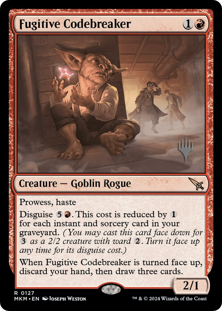 Fugitive Codebreaker (Promo Pack) [Murders at Karlov Manor Promos] 