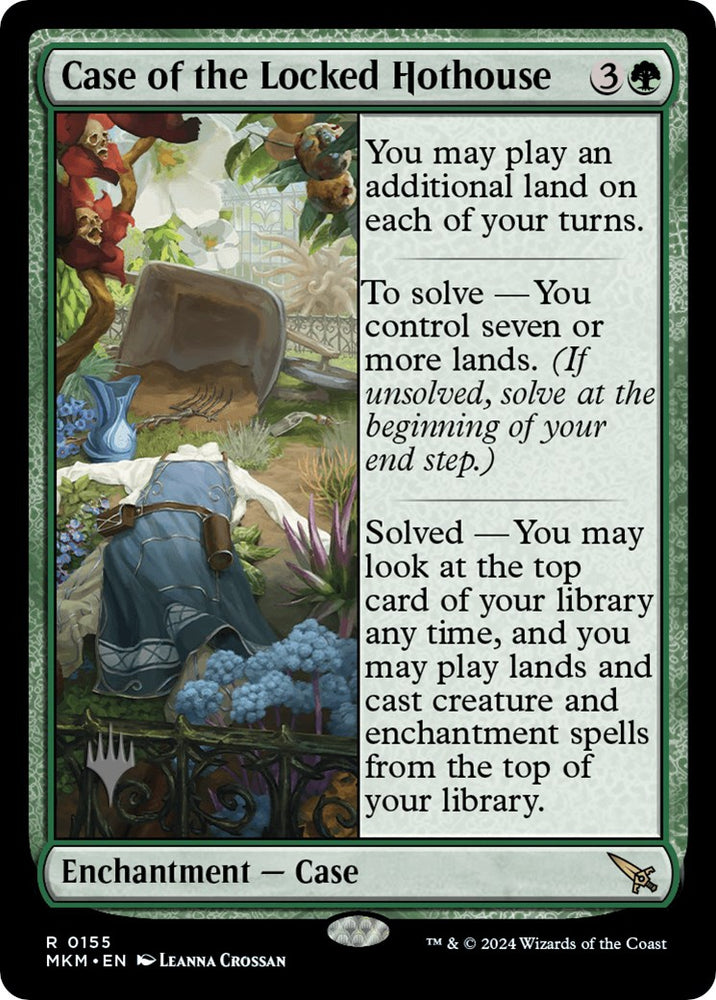 Case of the Locked Hothouse (Promo Pack) [Murders at Karlov Manor Promos] 