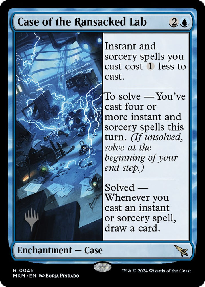 Case of the Ransacked Lab (Promo Pack) [Murders at Karlov Manor Promos] 