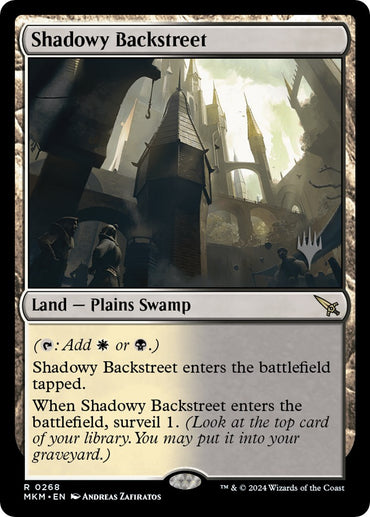 Shadowy Backstreet (Promo Pack) [Murders at Karlov Manor Promos] 