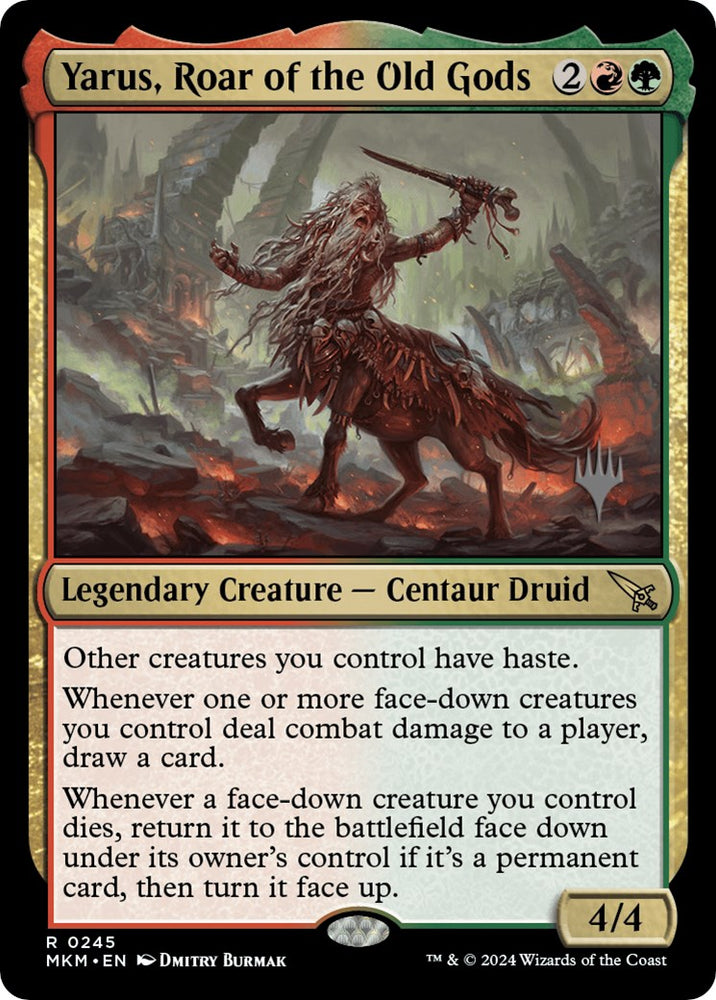 Yarus, Roar of the Old Gods (Promo Pack) [Murders at Karlov Manor Promos] 