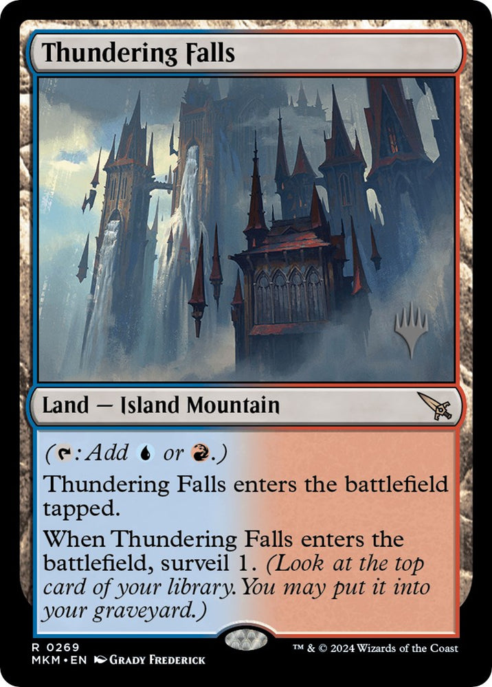 Thundering Falls (Promo Pack) [Murders at Karlov Manor Promos] 