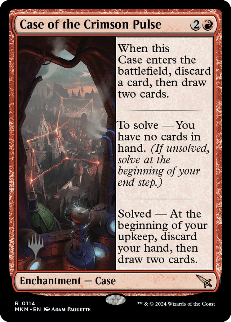 Case of the Crimson Pulse (Promo Pack) [Murders at Karlov Manor Promos] 