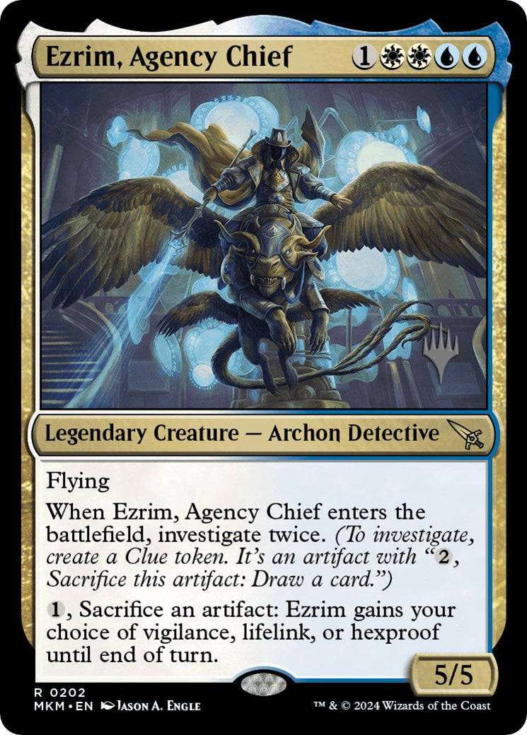 Ezrim, Agency Chief (Promo Pack) [Murders at Karlov Manor Promos] 