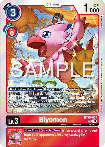 Biyomon [BT15-007] [Exceed Apocalypse] 