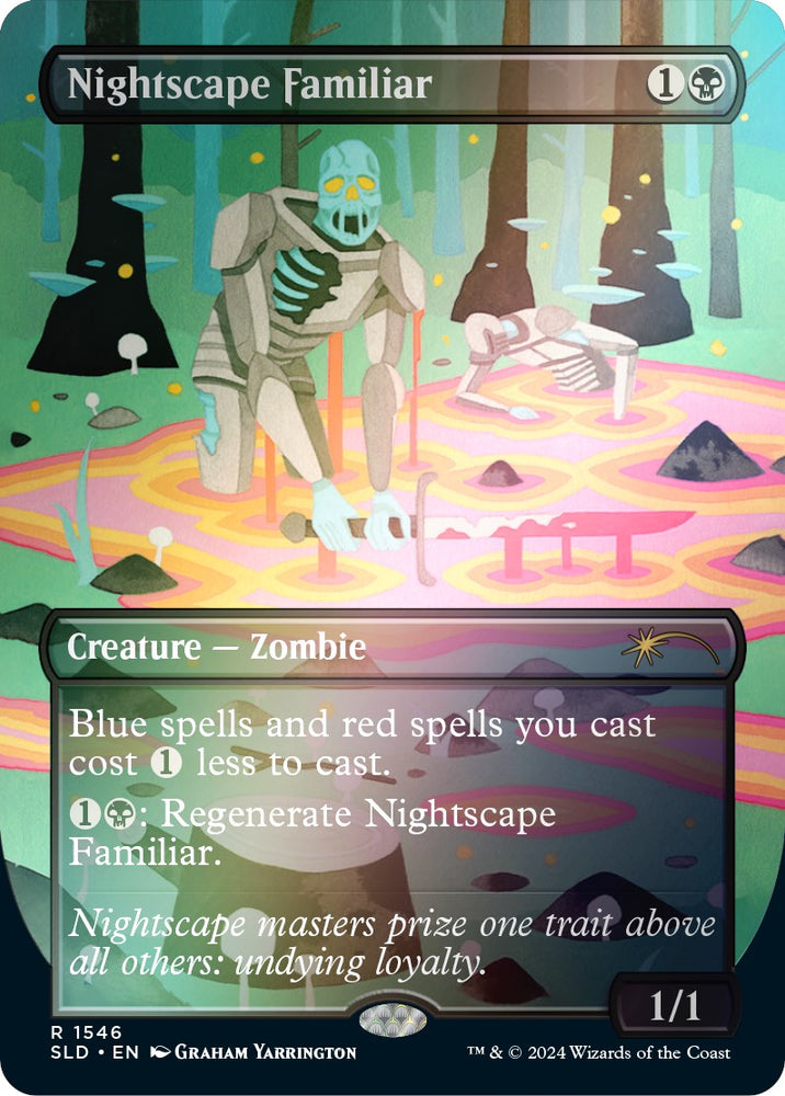 Familiar Nightscape (Rainbow Foil) [Secret Lair Drop Series] 