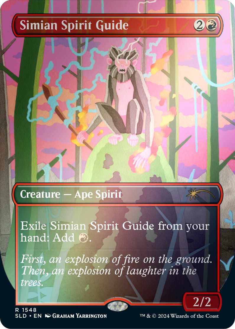 Simian Spirit Guide (Rainbow Foil) [Secret Lair Drop Series] 