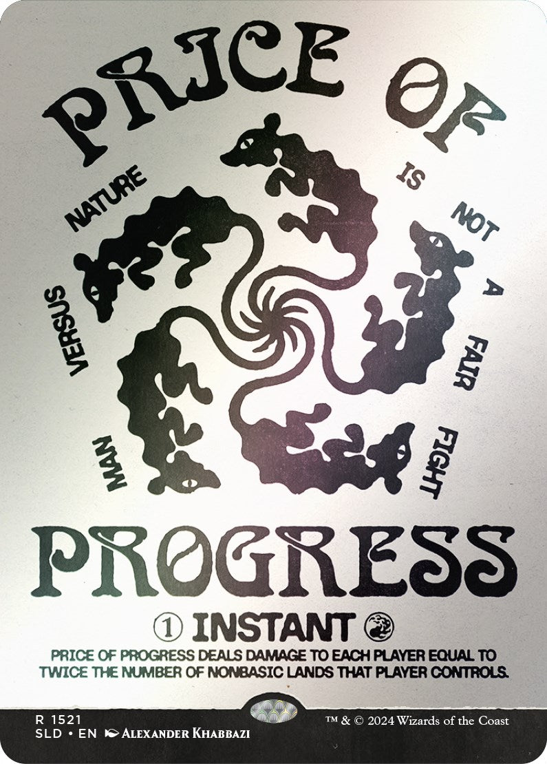 Price of Progress (Rainbow Foil) [Secret Lair Drop Series] 