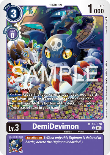 DemiDevimon [BT15-070] [Exceed Apocalypse] 