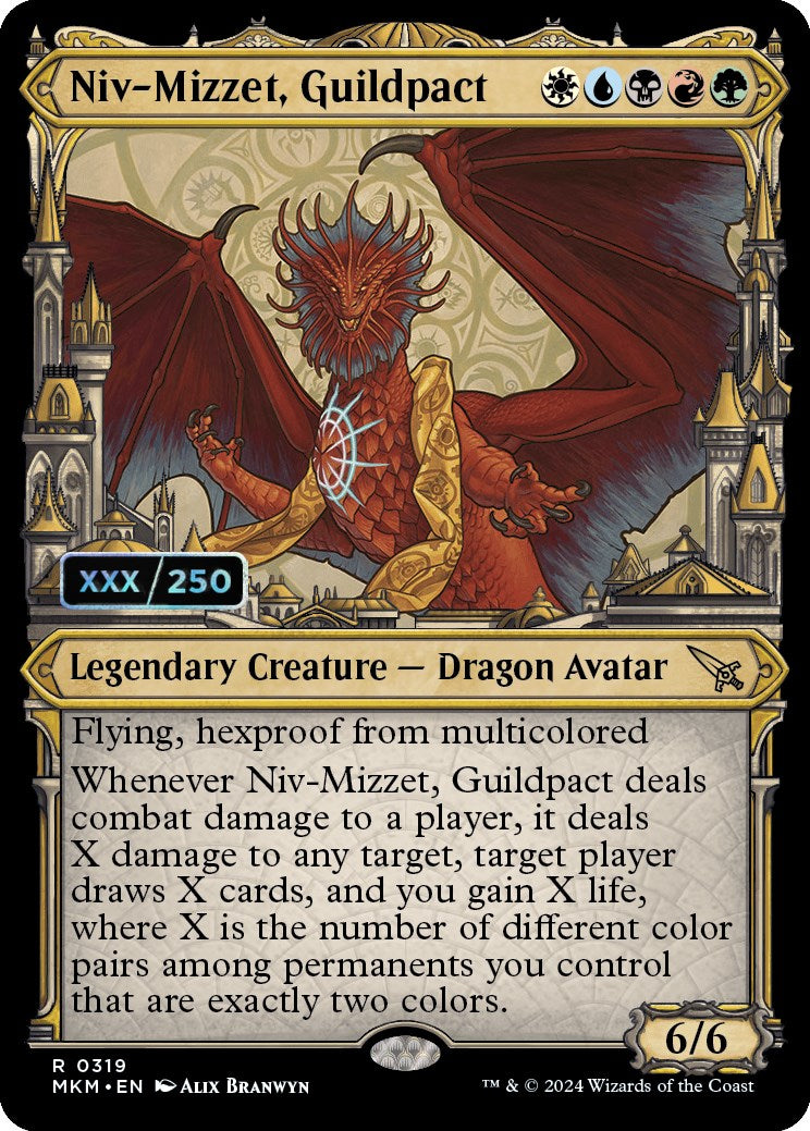 Niv-Mizzet, Guildpact (Serialized) [Murders at Karlov Manor] 