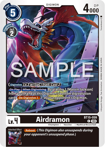 Airdramon [BT15-059] [Exceed Apocalypse] 