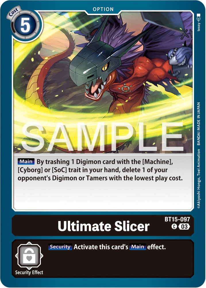 Ultimate Slicer [BT15-097] [Exceed Apocalypse] 