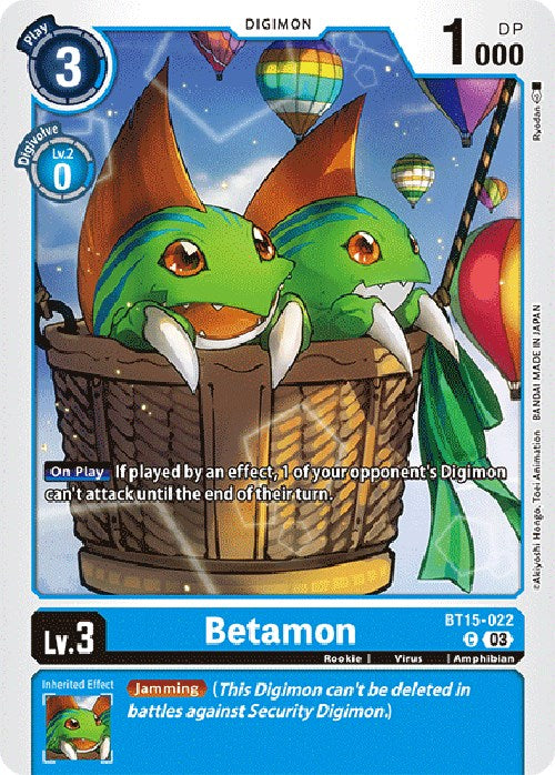 Betamon [BT15-022] [Exceed Apocalypse] 