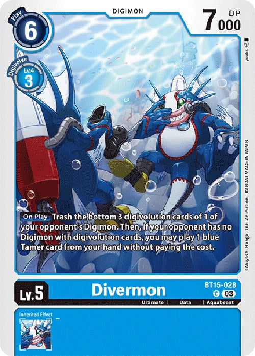 Divermon [BT15-028] [Exceed Apocalypse] 