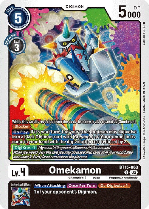 Omekamon [BT15-060] [Exceed Apocalypse] 