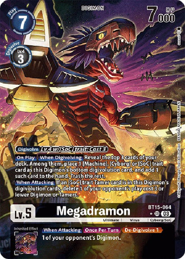 Megadramon [BT15-064] (Alternate Art) [Exceed Apocalypse] 