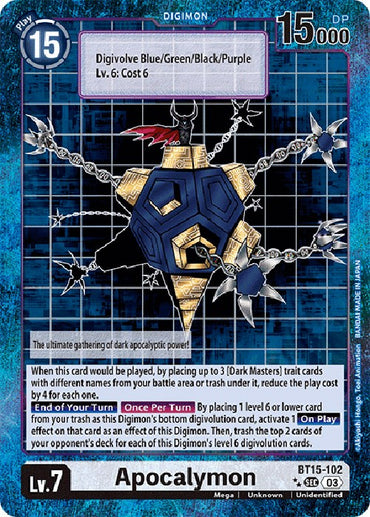 Apocalymon [BT15-102] (Special Edition Alternate Art) [Exceed Apocalypse] 