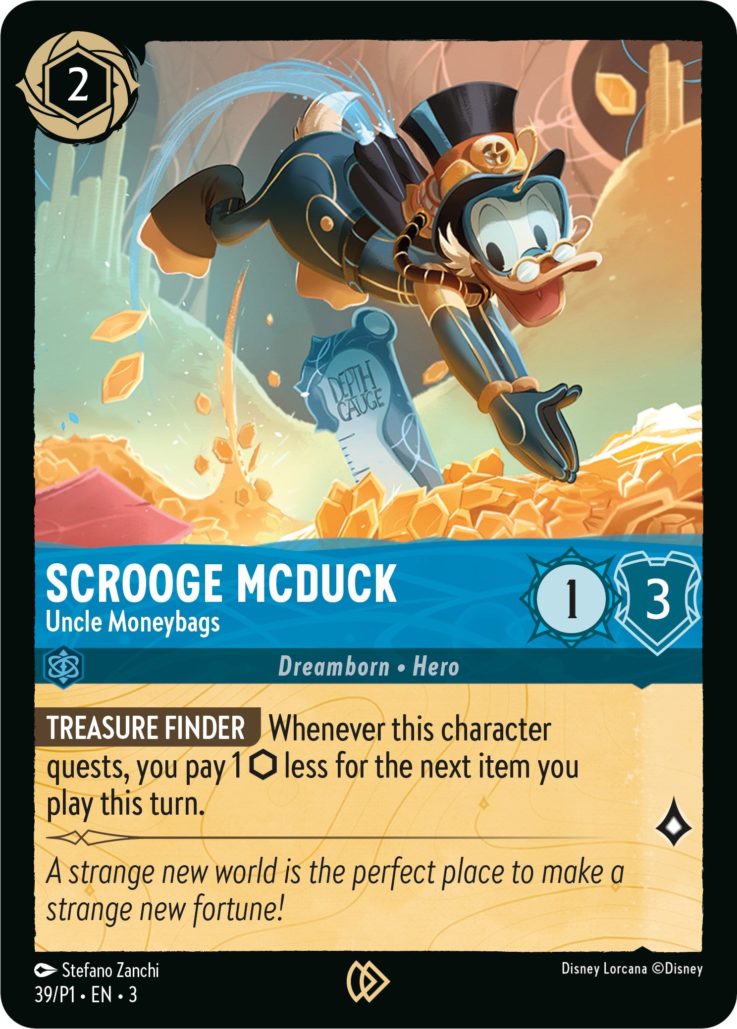 Scrooge McDuck - Uncle Moneybags (39) [Promo Cards] 