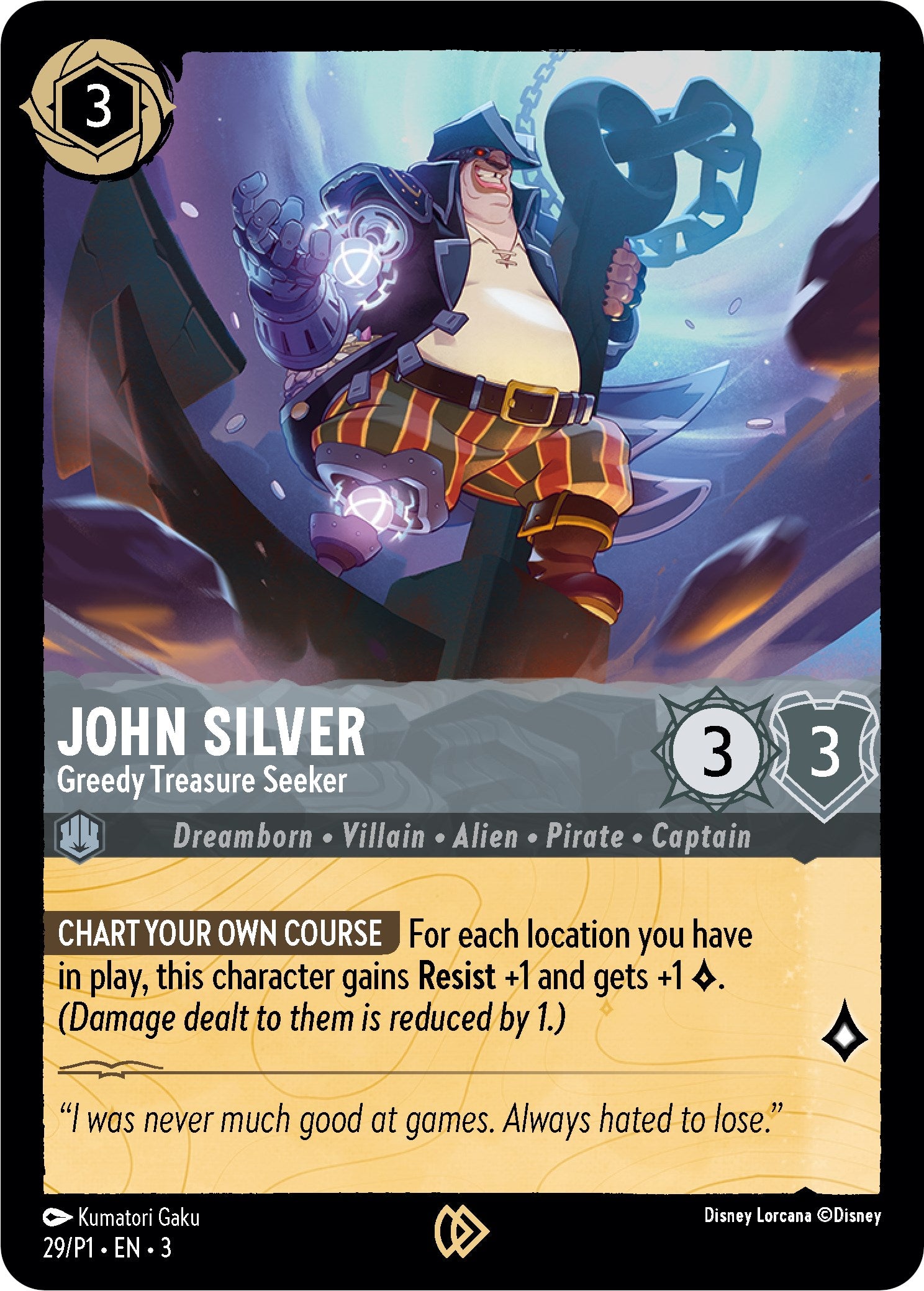 John Silver - Greedy Treasure Seeker (29) [Promo Cards] 