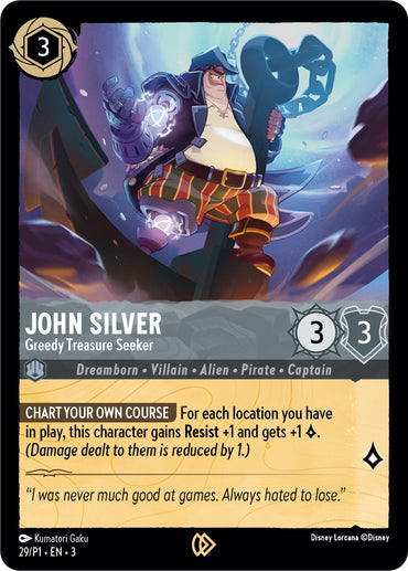 John Silver - Greedy Treasure Seeker (29) [Promo Cards] 