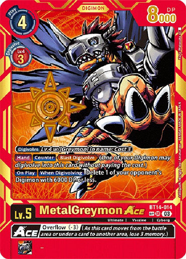 MetalGreymon Ace [BT14-014] [Exceed Apocalypse] 