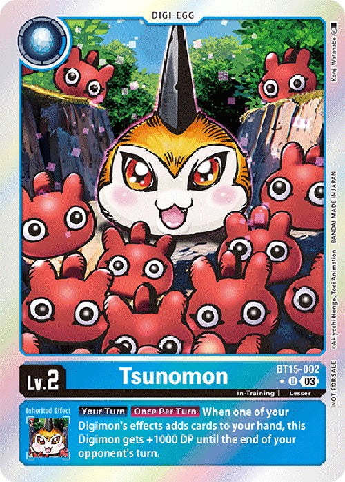 Tsunomon [BT15-002] (Exceed Apocalypse Box Promotion Pack) [Exceed Apocalypse Promos] 