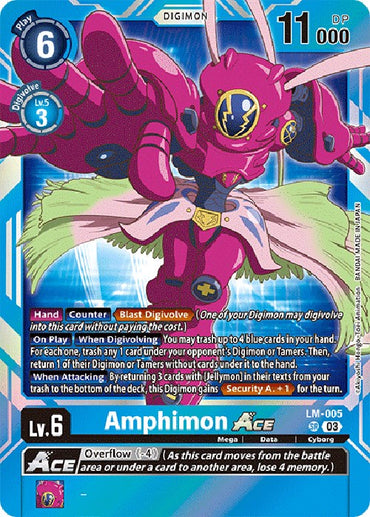 Amphimon Ace [LM-005] (English Exclusive) [Exceed Apocalypse] 