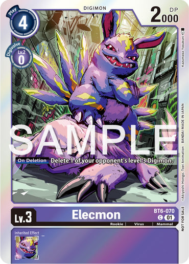 Elecmon [BT6-070] (Official Tournament Pack Vol.12) [Double Diamond Promos] 