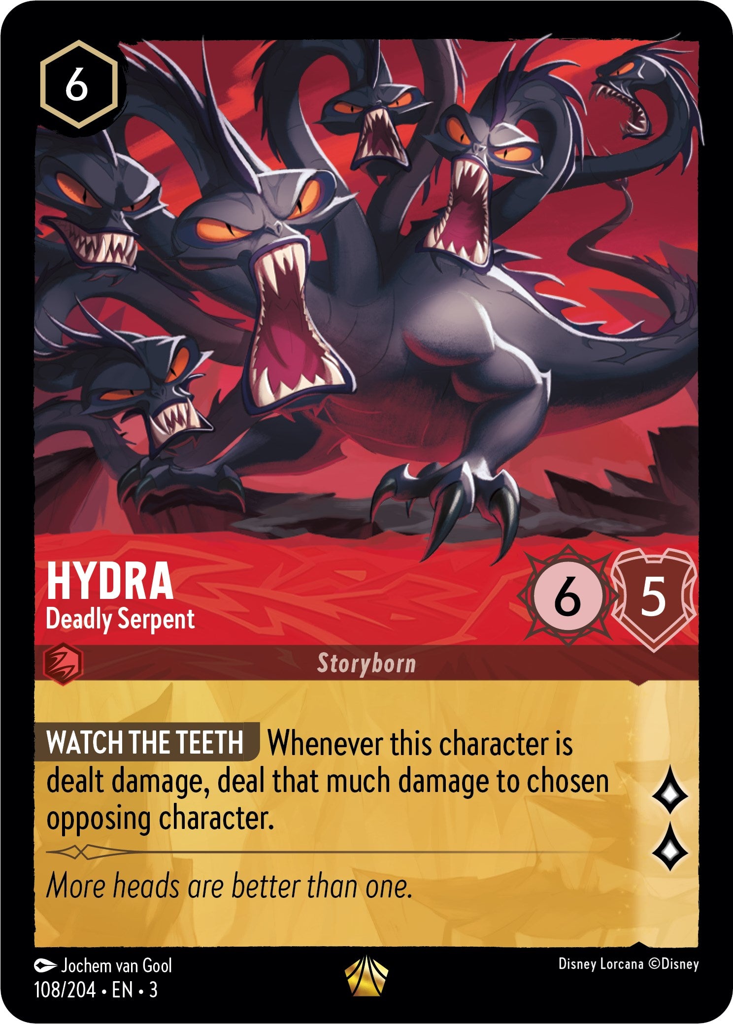 Hydra - Deadly Serpent (108/204) [Into the Inklands] 