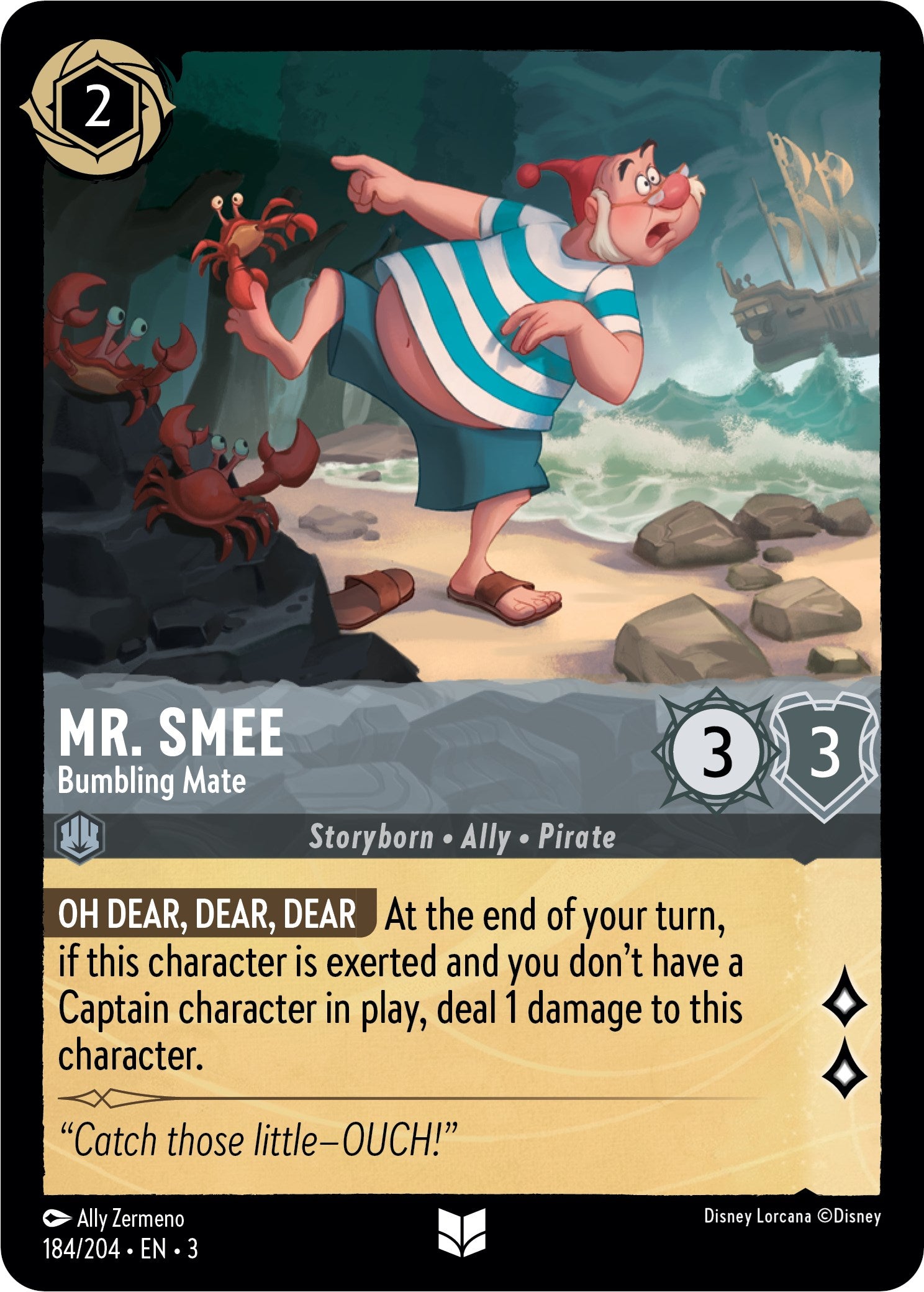 Mr. Smee - Bumbling Mate (184/204) [Into the Inklands] 