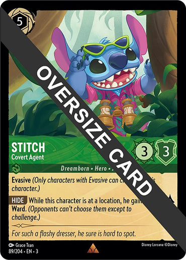 Stitch - Covert Agent (Oversized) (89//204) [Into the Inklands] 