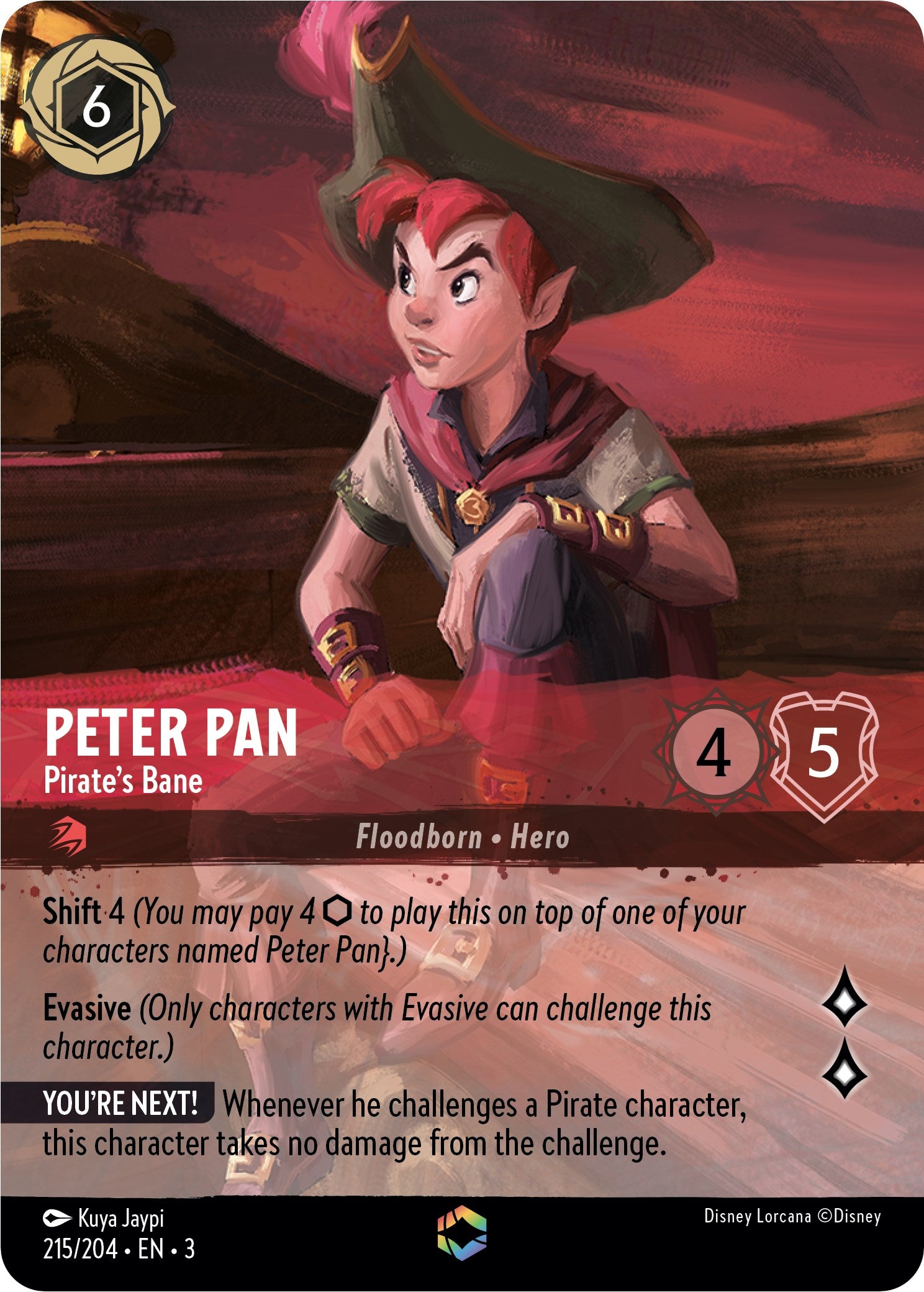 Peter Pan - Pirate's Bane (Enchanted) (215/204) [Into the Inklands] 