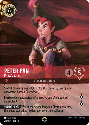 Peter Pan - Pirate's Bane (Enchanted) (215/204) [Into the Inklands] 