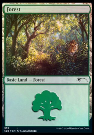 Forest (Cats) (576) [Secret Lair Drop Promos] 