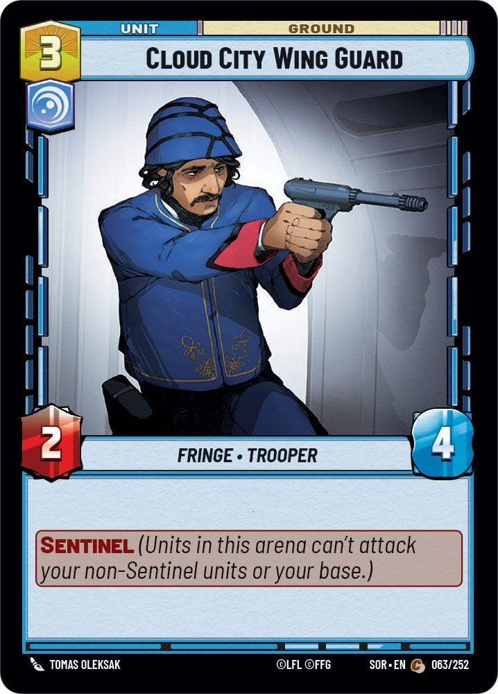 Cloud City Wing Guard (063/252) [Spark of Rebellion] 