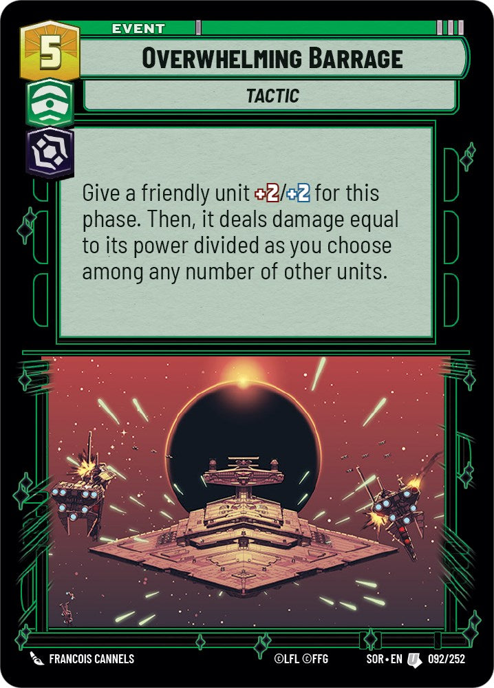 Overwhelming Barrage (092/252) [Spark of Rebellion] 