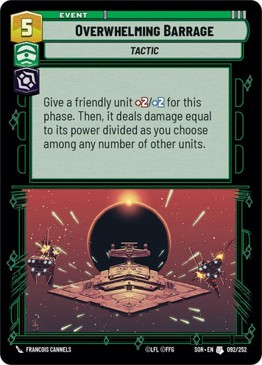 Overwhelming Barrage (092/252) [Spark of Rebellion] 