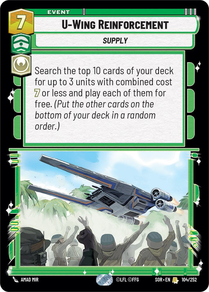 U-Wing Reinforcement (104/252) [Spark of Rebellion] 