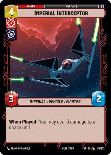 Imperial Interceptor (132/252) [Spark of Rebellion] 