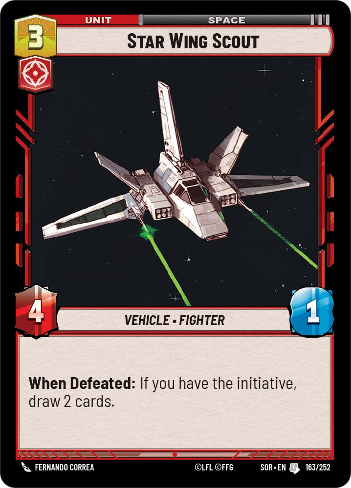 Star Wing Scout (163/252) [Spark of Rebellion] 