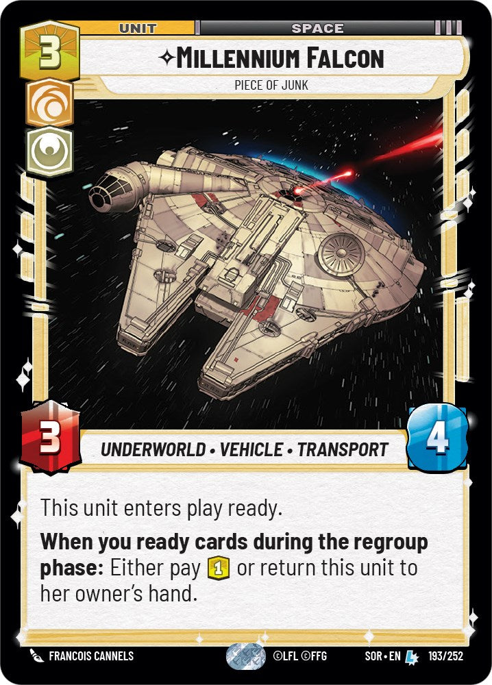 Millennium Falcon - Piece of Junk (193/252) [Spark of Rebellion] 