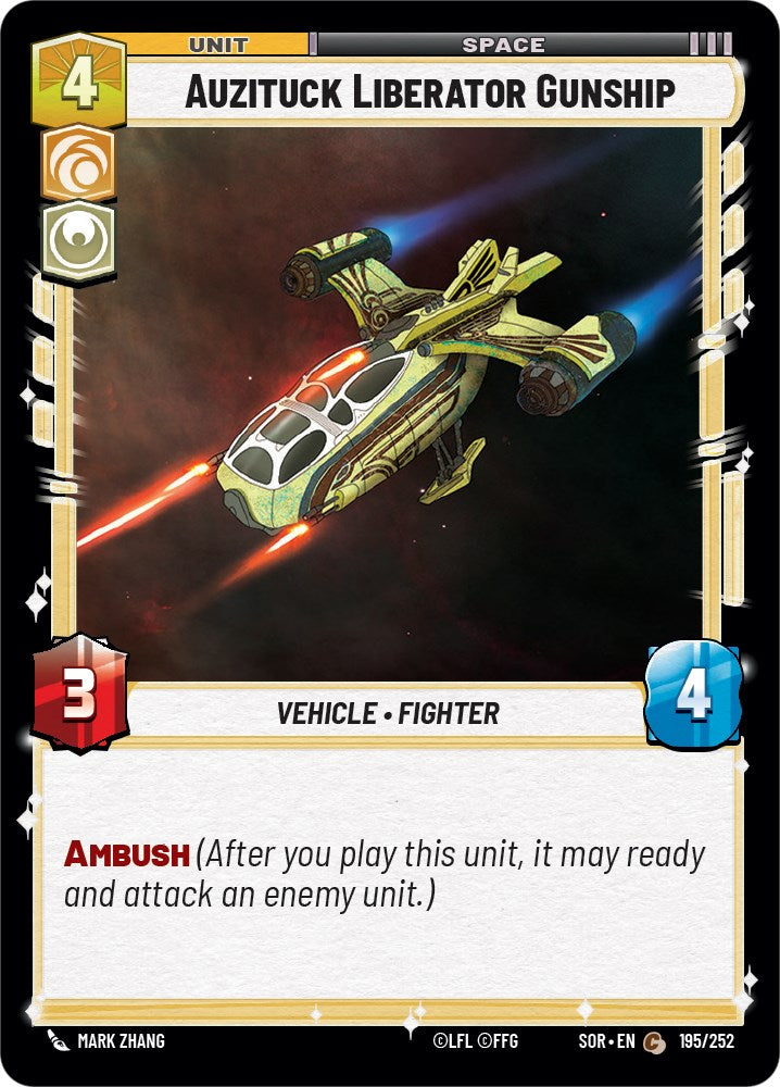 Auzituck Liberator Gunship (195/252) [Spark of Rebellion] 