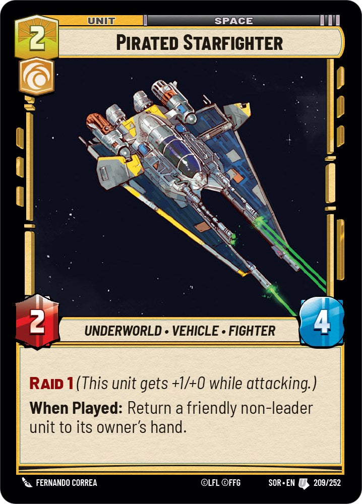 Pirated Starfighter (209/252) [Spark of Rebellion] 